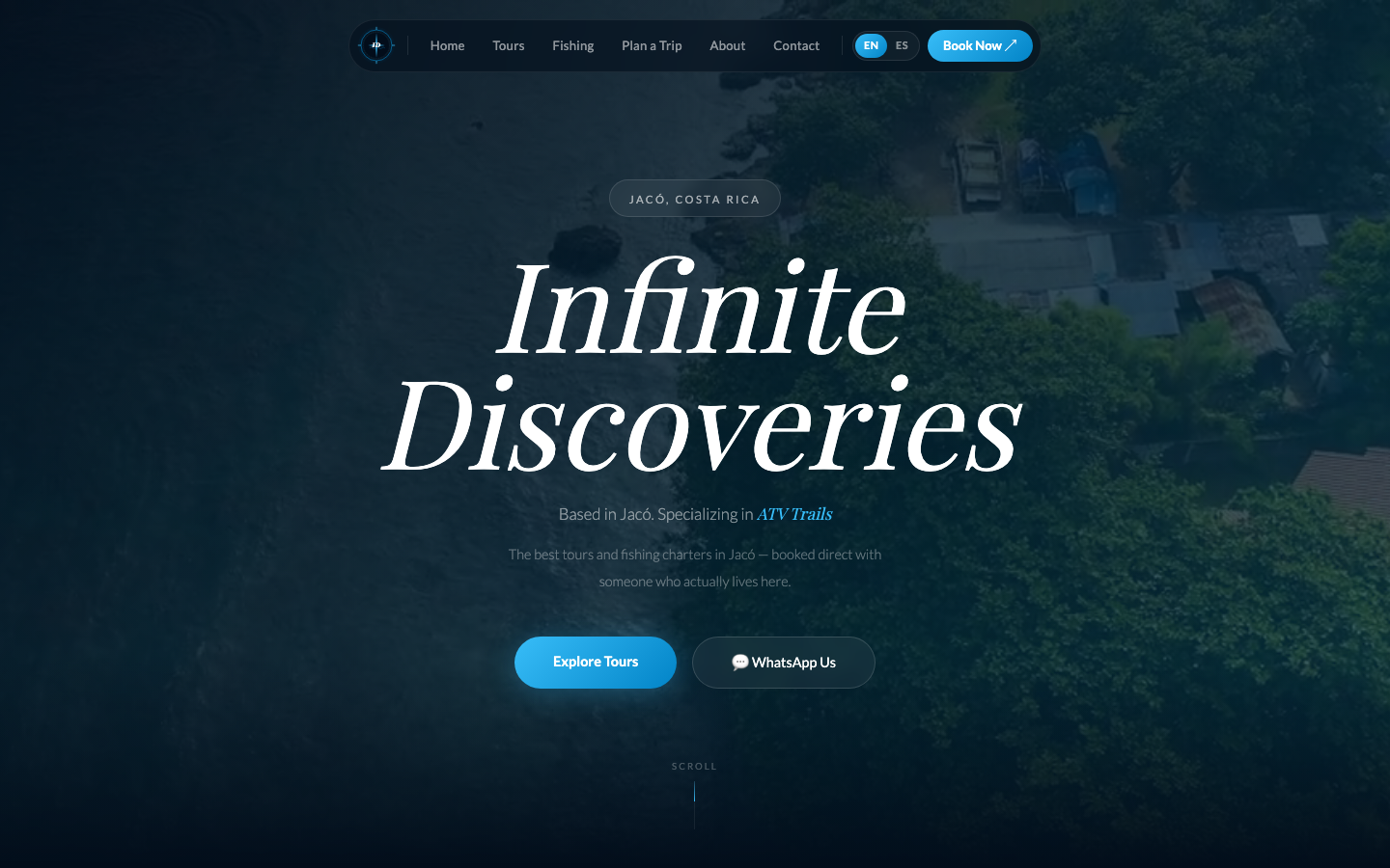 Infinite Discoveries website